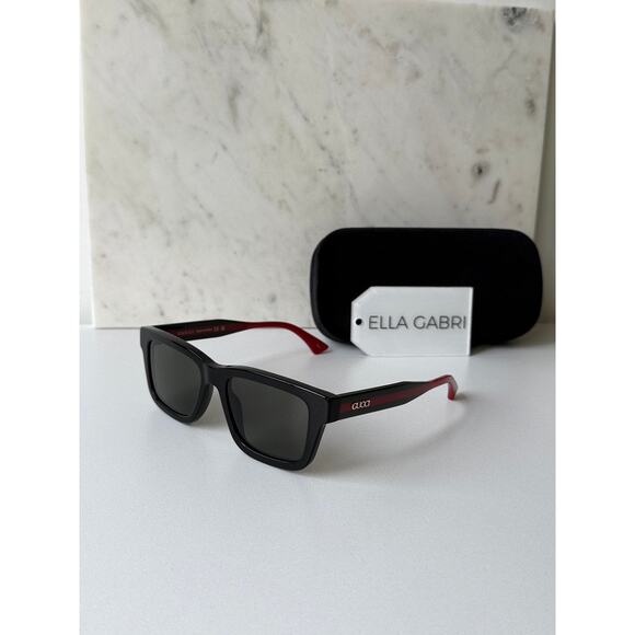 NEW Gucci GG1869S Black Squared Sunglasses $515 - Picture 10 of 10